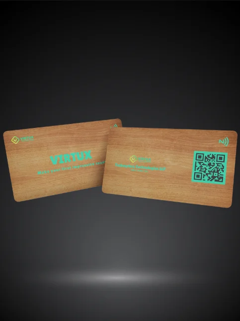 Virtux Wooden NFC Business Cards