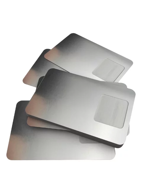 Virtux NFC Silver Metal Business Cards